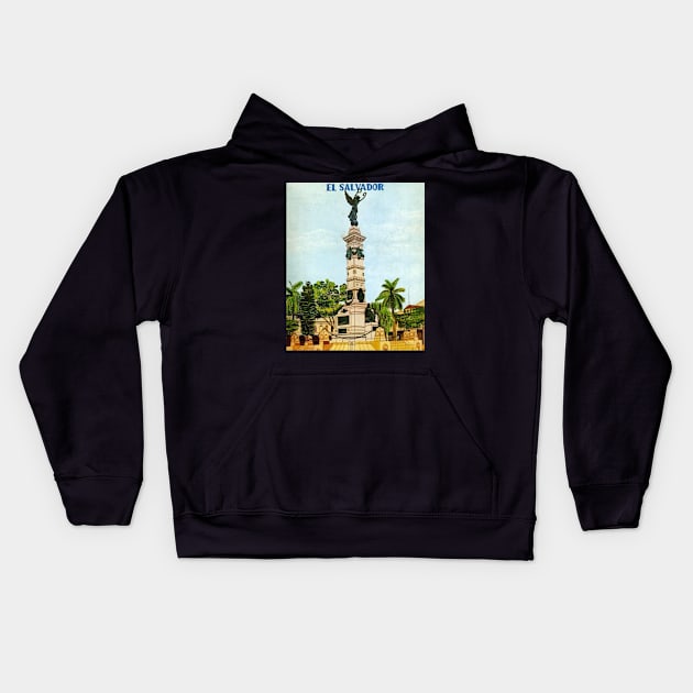 Monumento a la Libertad Kids Hoodie by Talcomunca